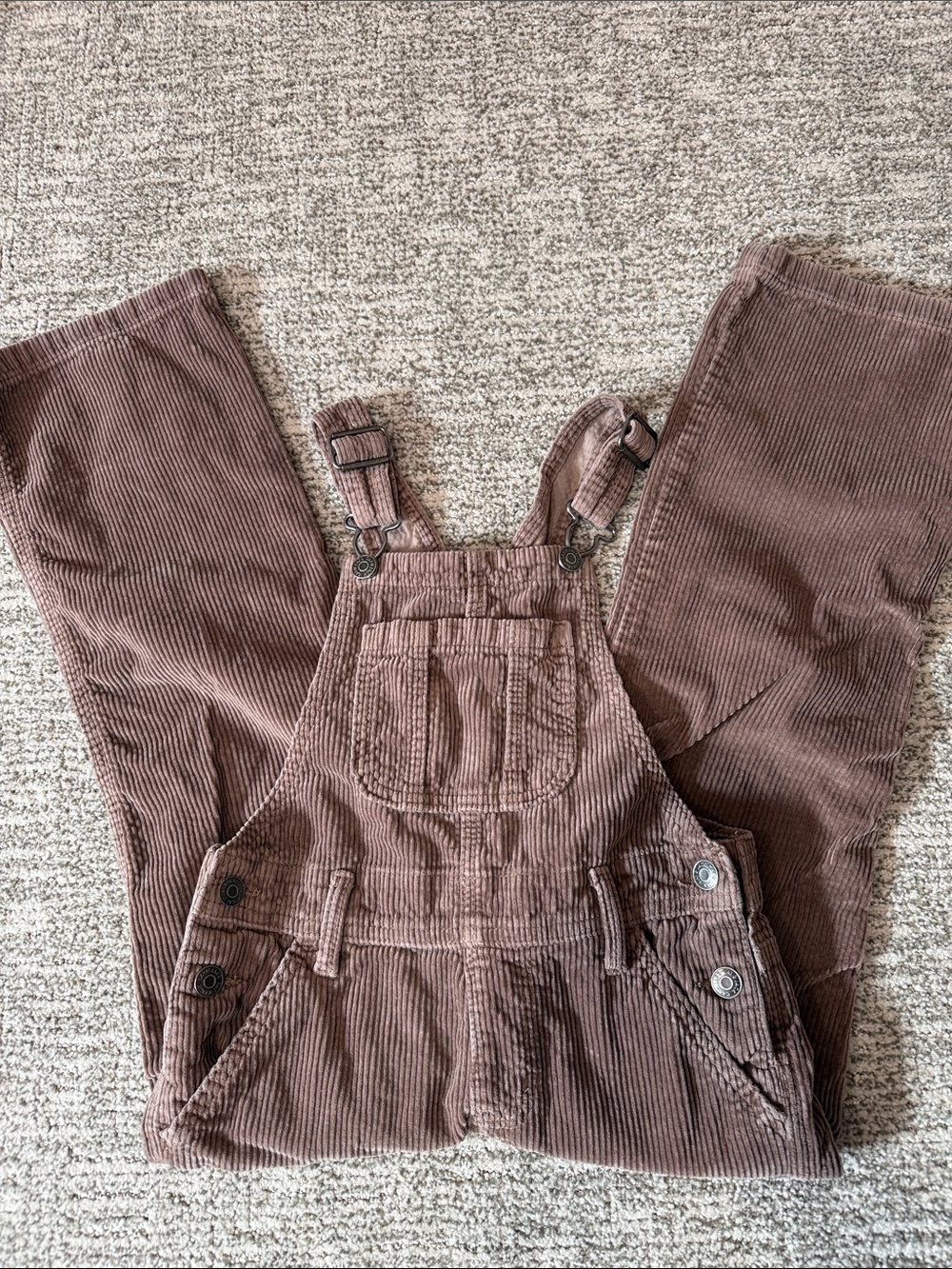 Cat & Jack Corduroy Overalls Jumpsuit - Brown